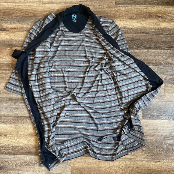 Majestic International Dawn Time Knit Jersey Shawl Robe - Picture 6 of 8